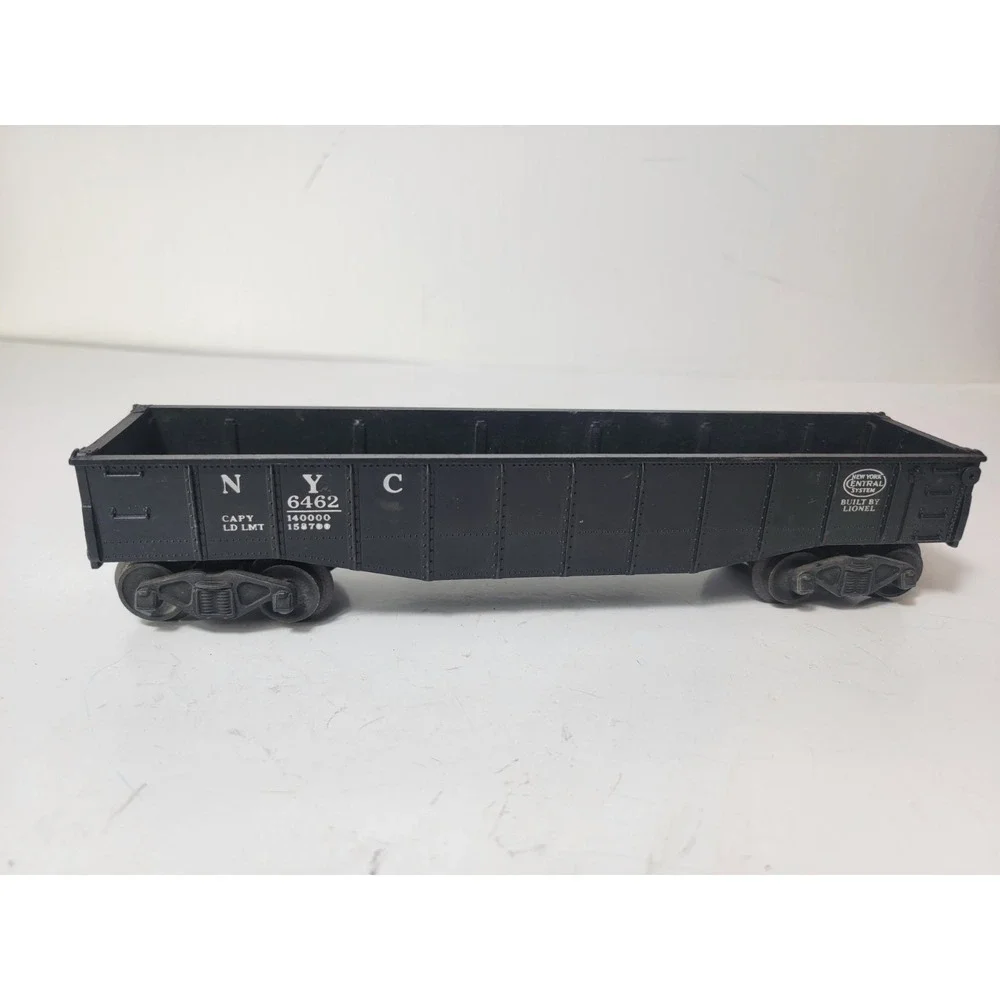 Lionel O Gauge NYC New York Central RR Black Gondola‎ #6462 Model Train